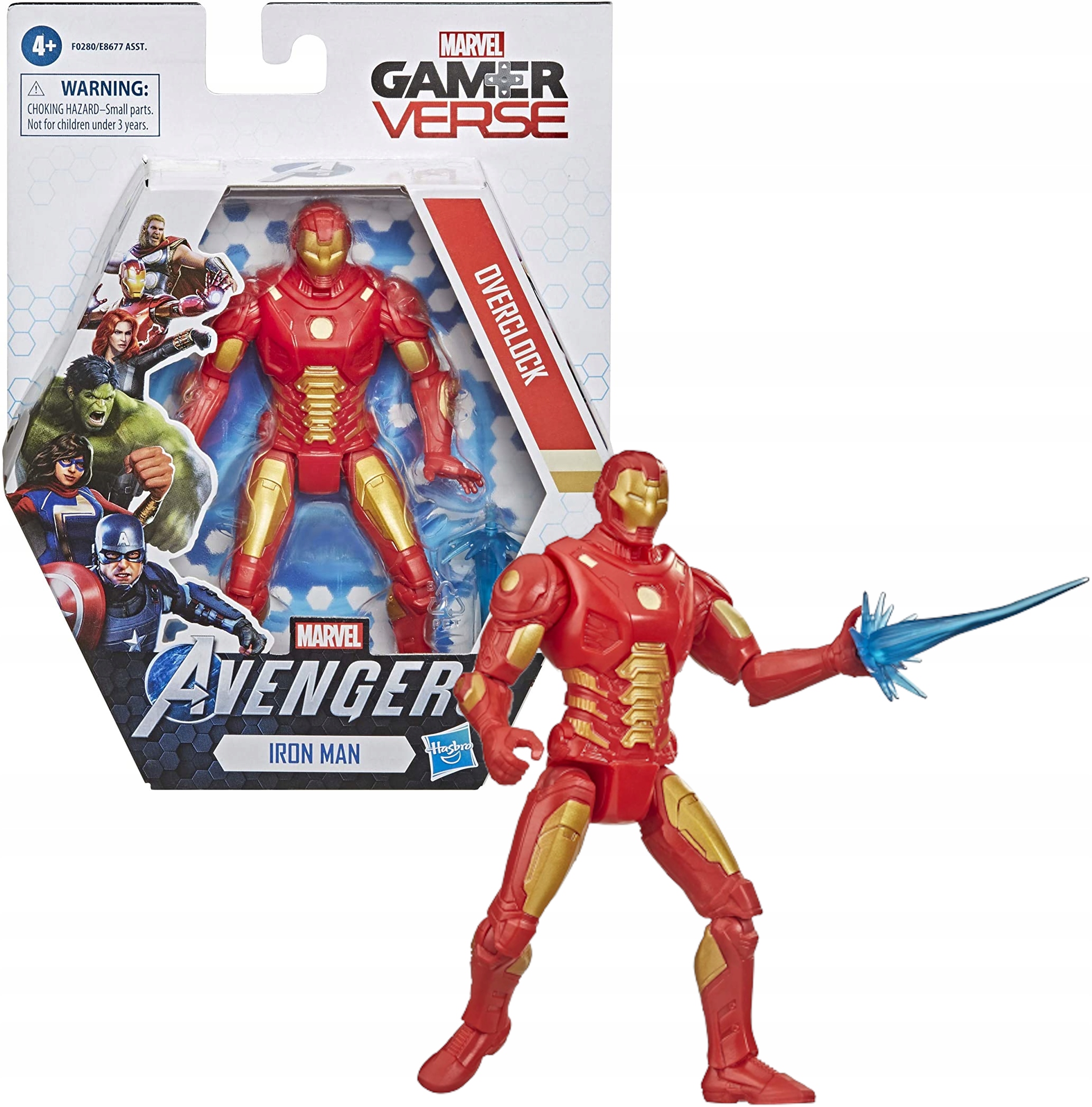 

Marvel Avengers Ruchoma Figurka Iron Man Overlock