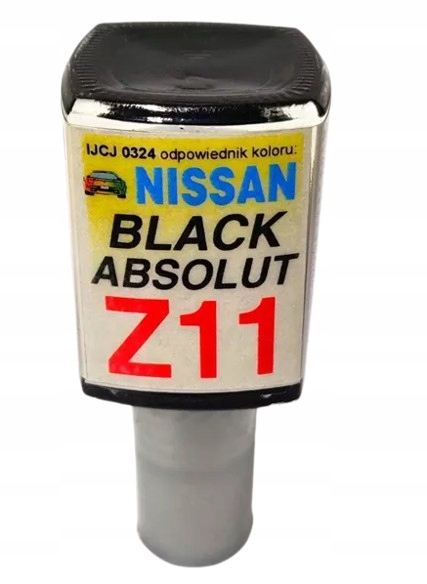 Arasystem Lakier Samochodowy 10ML Nissan Z11 Czarna Metalik Zaprawka