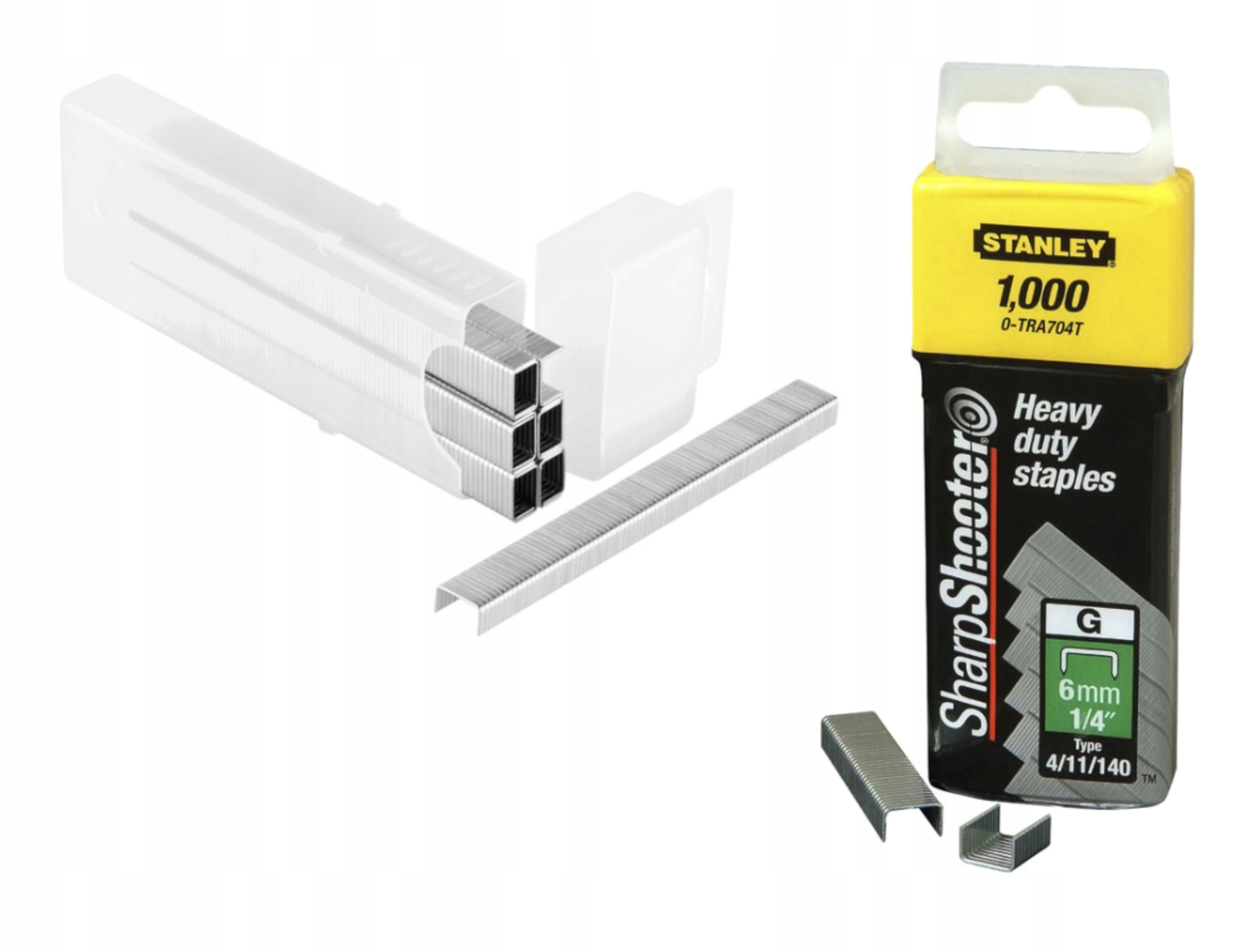 

Zszywka Stanley Typu G 6mm 1000 Sztuk 1-TRA704T