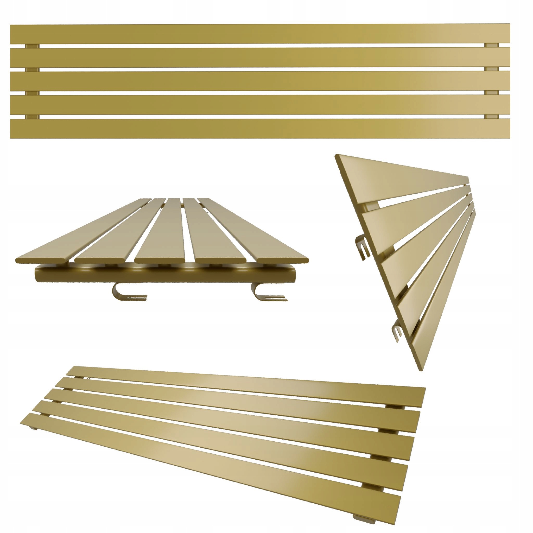 Horizontální ohřívač Belloslim 38x160 světlý antik