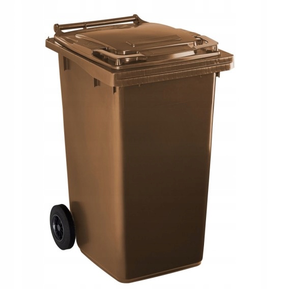 Pojemnik Kosz 120L Bio Bioodpady Brąz Niemiec Ese