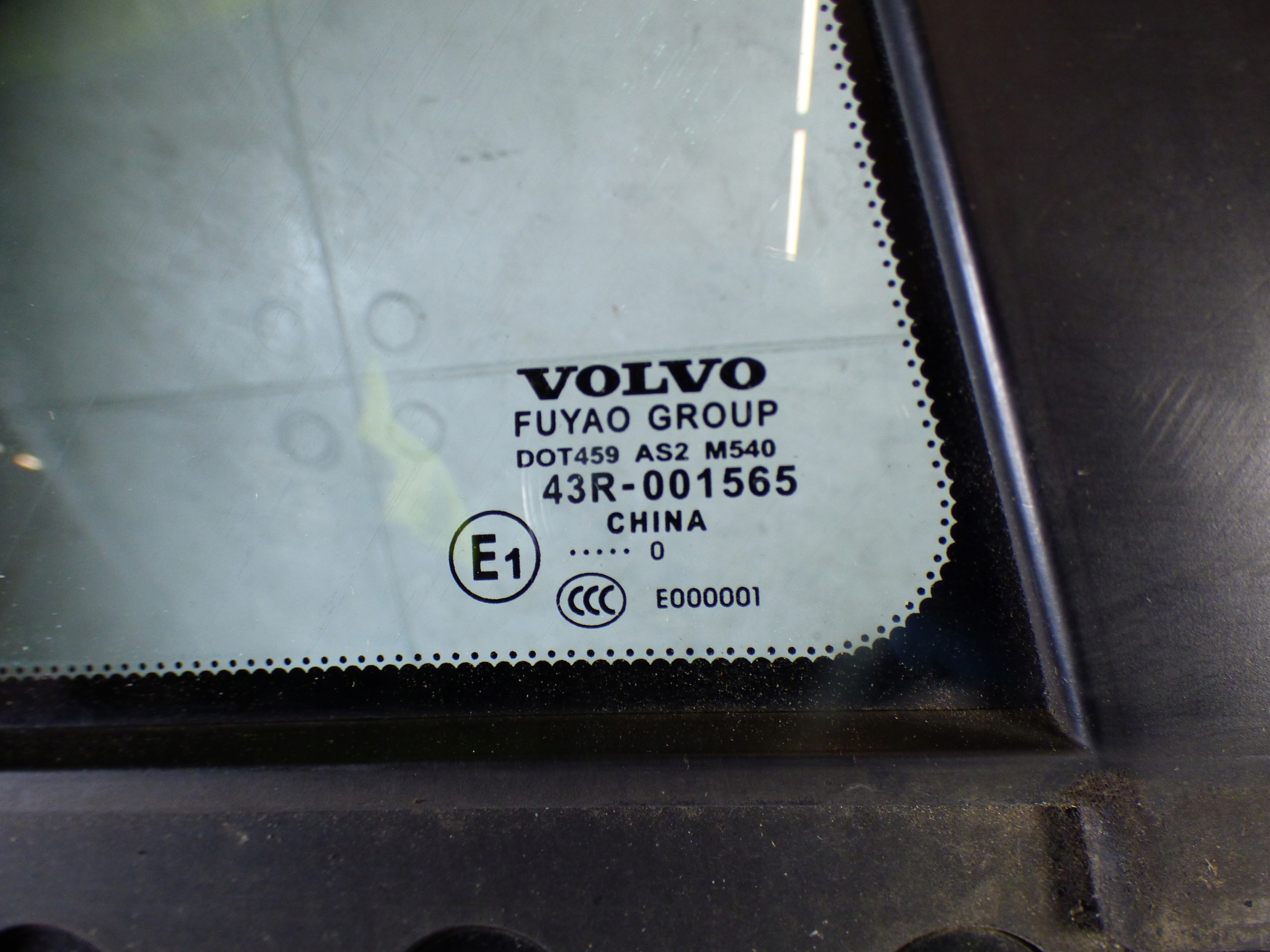 window door ramki right rear part VOLVO S60 II