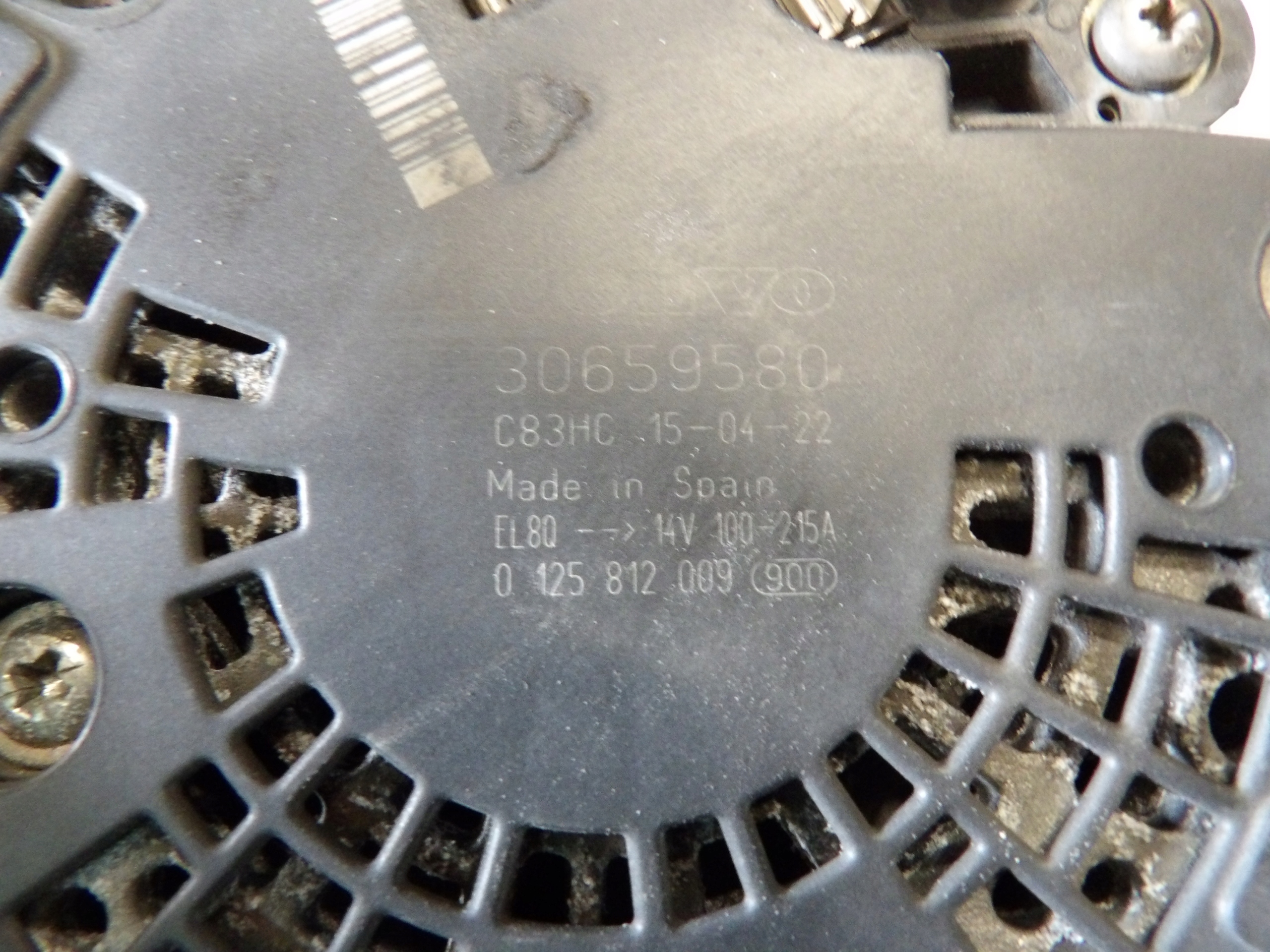 ALTERNATOR 30659580 2.0 D VOLVO XC60 LIFT Typ samochodu Samochody osobowe