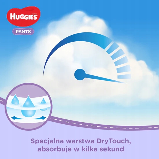 HUGGIES Pieluchomajtki Pants 6 (15-25kg) 30 szt Rozmiar Rozmiar 6