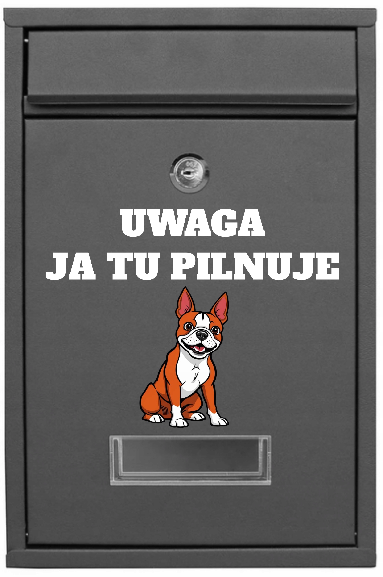 poštovní schránka Poštovní Pozor Já Tu Hlídám Buldok Poštovní schránka