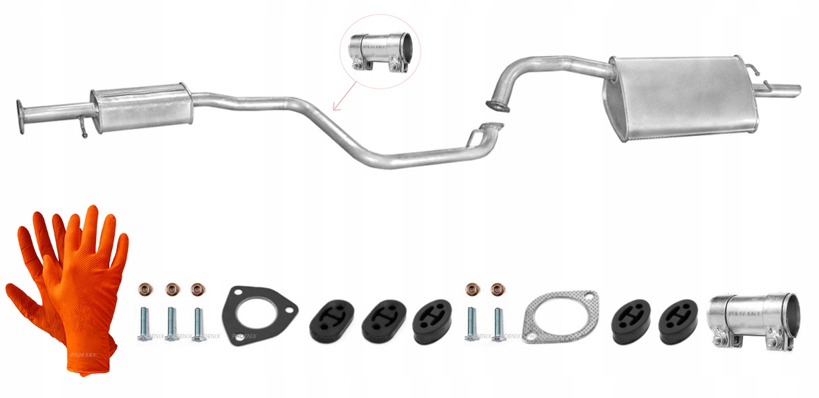 Daewoo Leganza 2.0 98KW (1997-2003) Sedan Středové Tlumiče