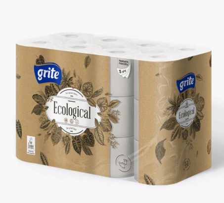 

Grite Ecological Papier Toaletowy 3-warst. 24rolki