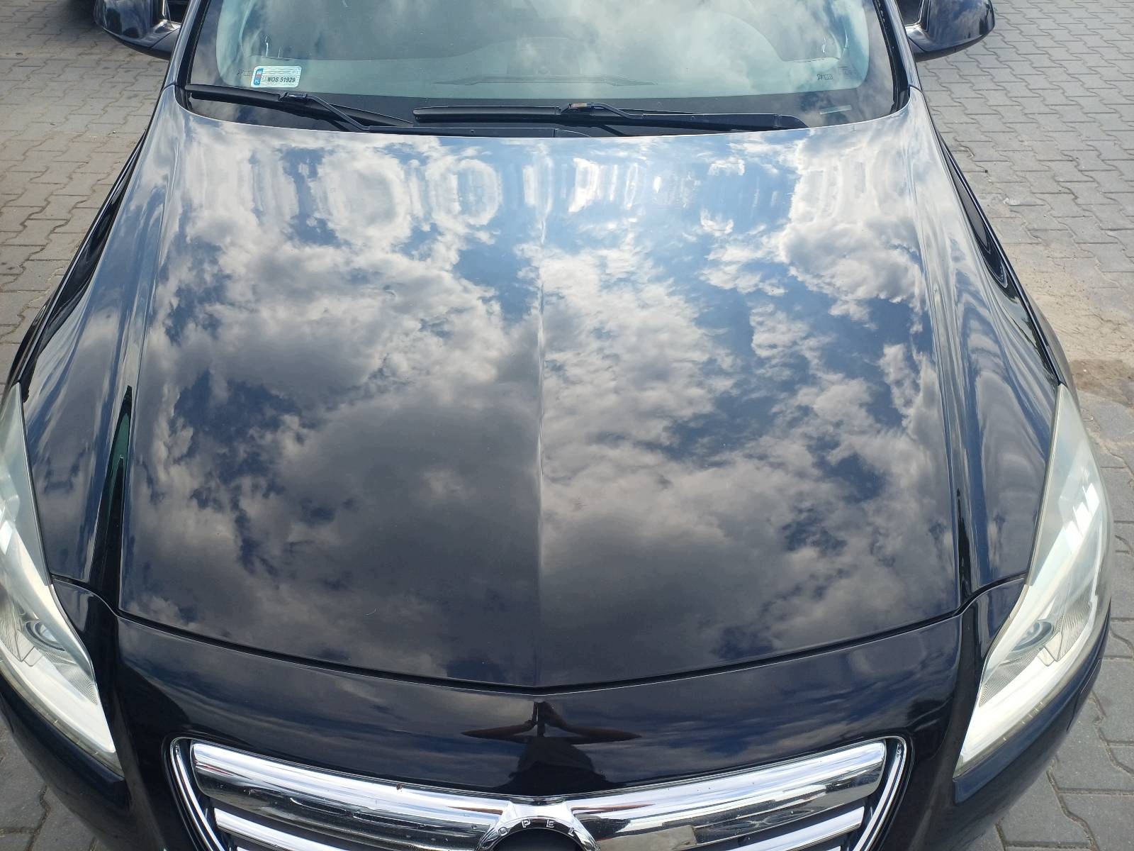 complete front bonnet bumper light XENON OPEL INSIGNIA A Z20R