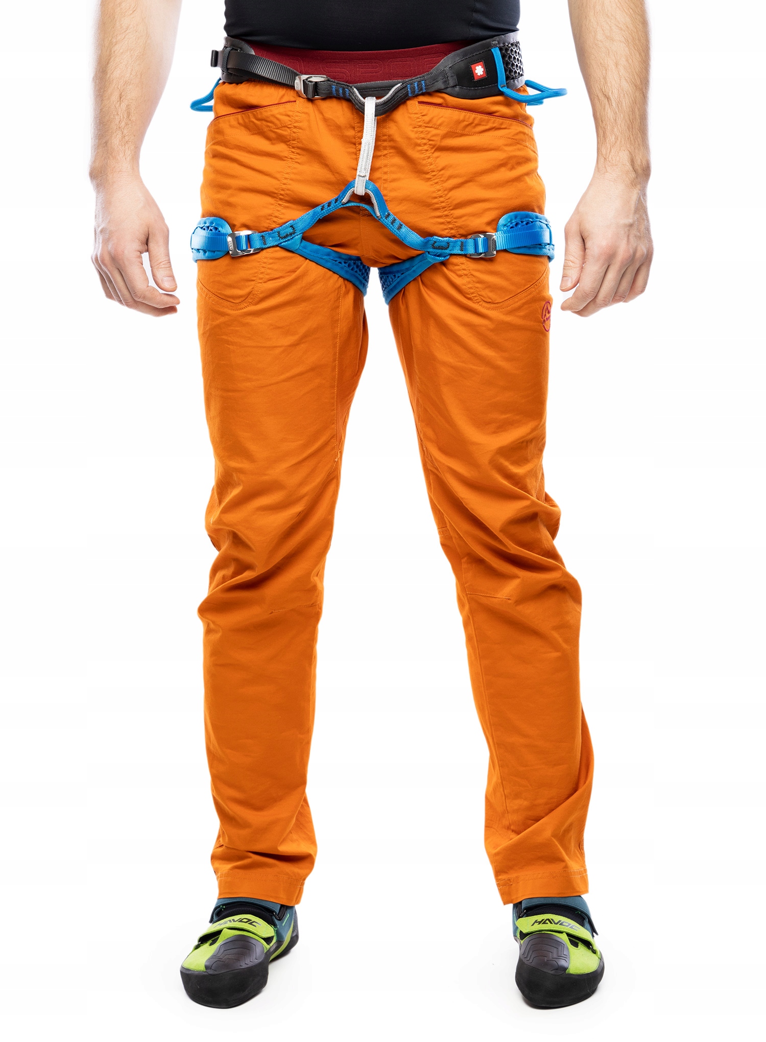 Uprząż wspinaczkowa Ocun WeBee - black/blue S Kolor niebieski