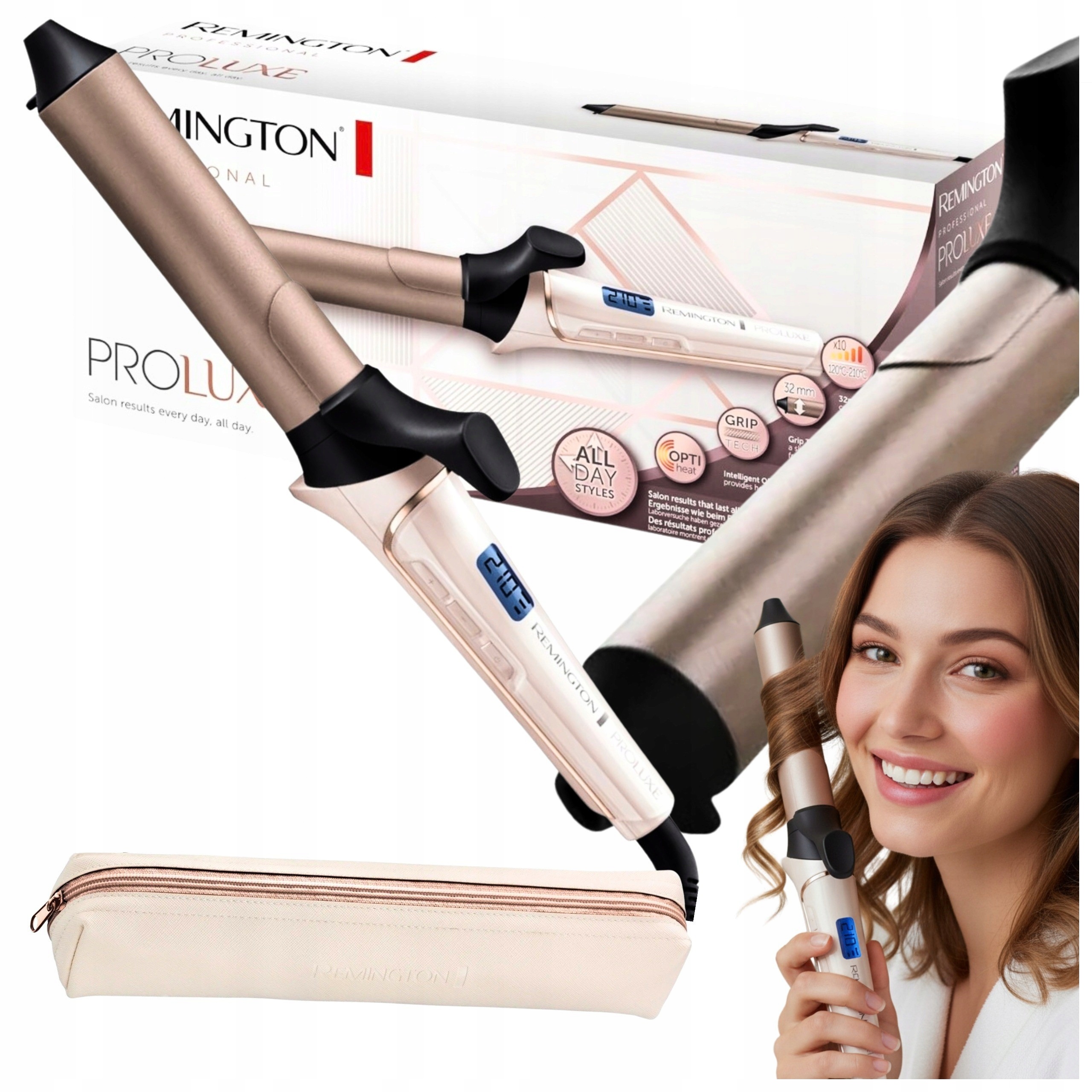 Lokówka Remington Do Lokowania Falowania Włosów Tradycyjna Kobiet Solidna!