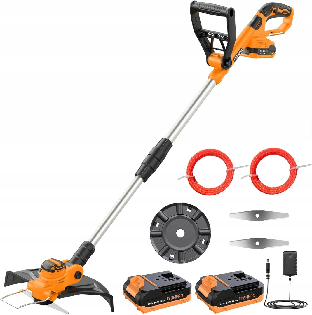 Akumulátorová Kosačka Jygmpro, Ručná Kosačka 21V, Kosa 90°, Sada Pro