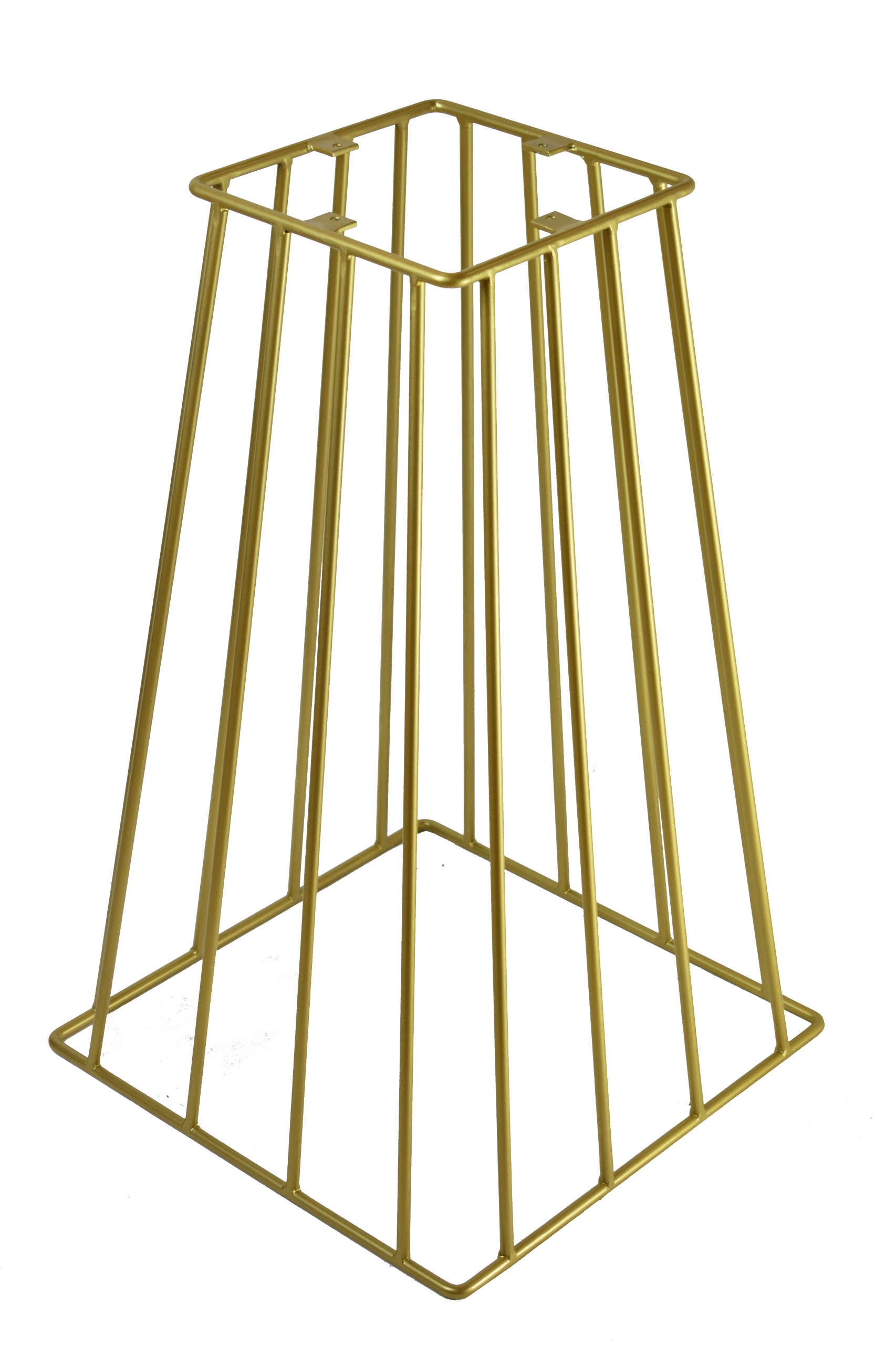 Kovová noha, zlatá, na stôl 72 cm, tyč 10 mm