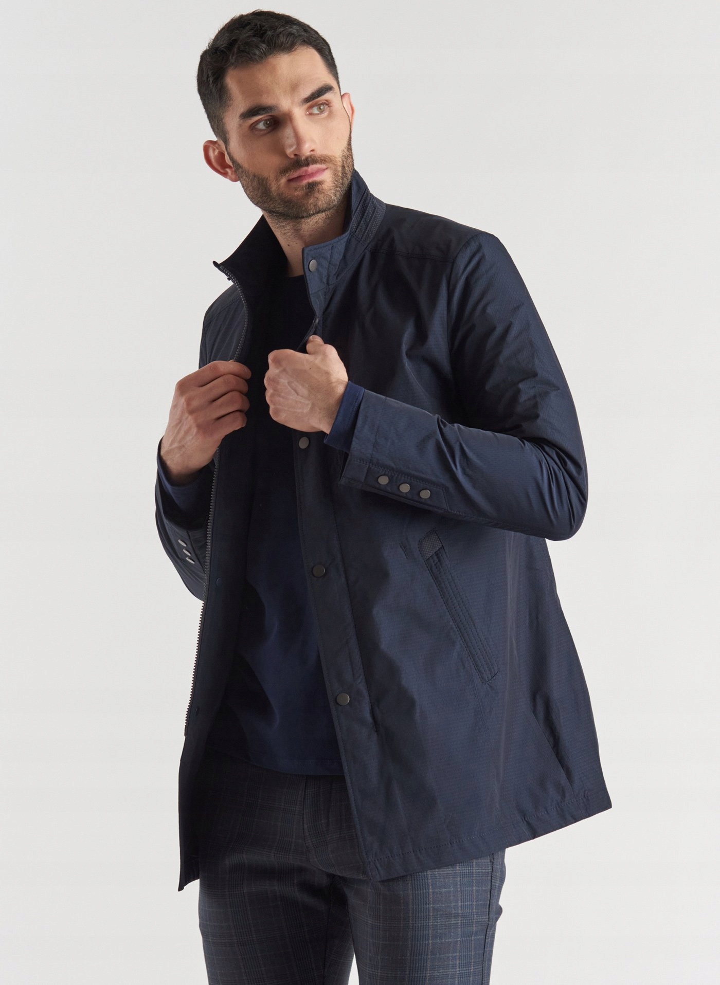 Płaszcz męski granatowy PAKO LORENTE roz. 54 Rozmiar 54