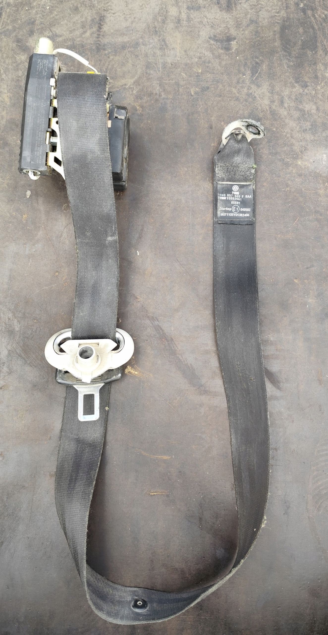 tension belt safety VW T5 T6 left front kierowca 7H0857805F