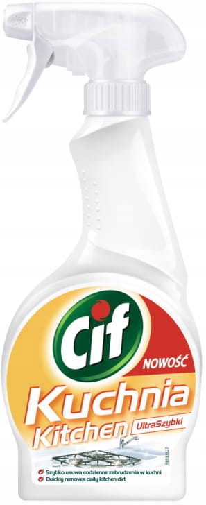 

Środek do czyszczenia kuchni Cif ultraszybki 500ml