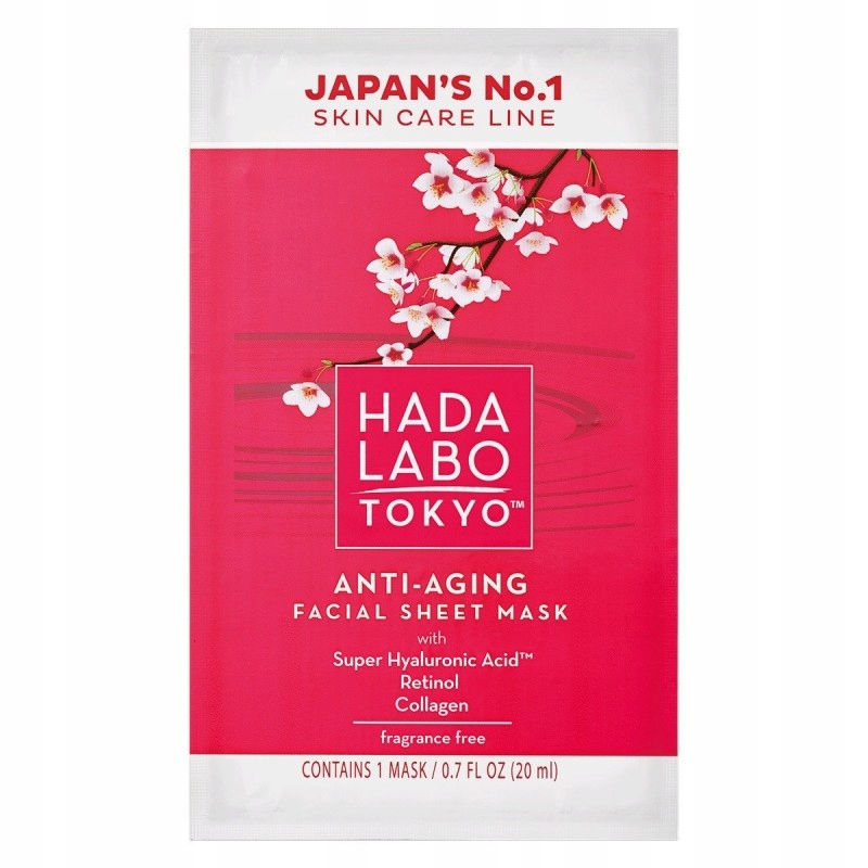 

Hada Labo Tokyo Red maska na tkaninie
