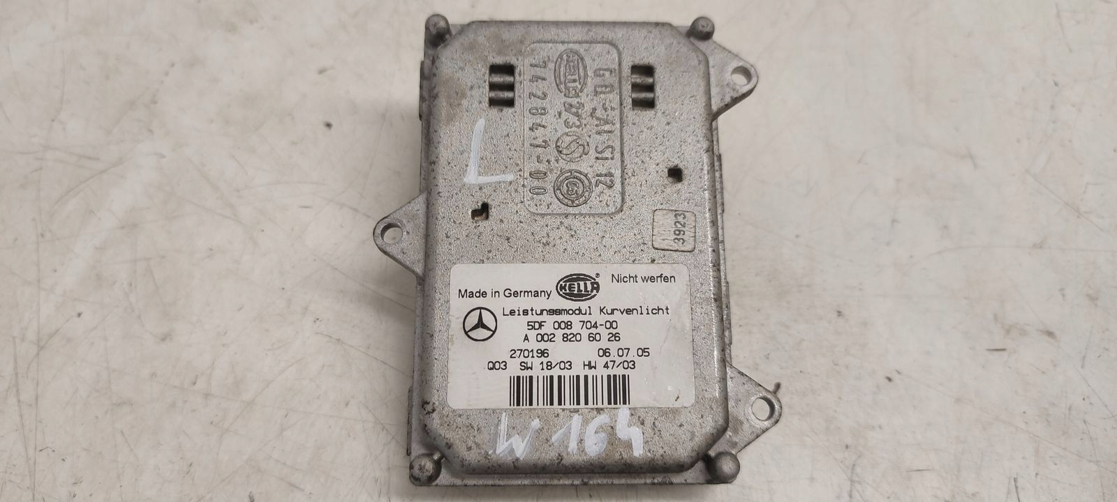 module steering Mercedes W164