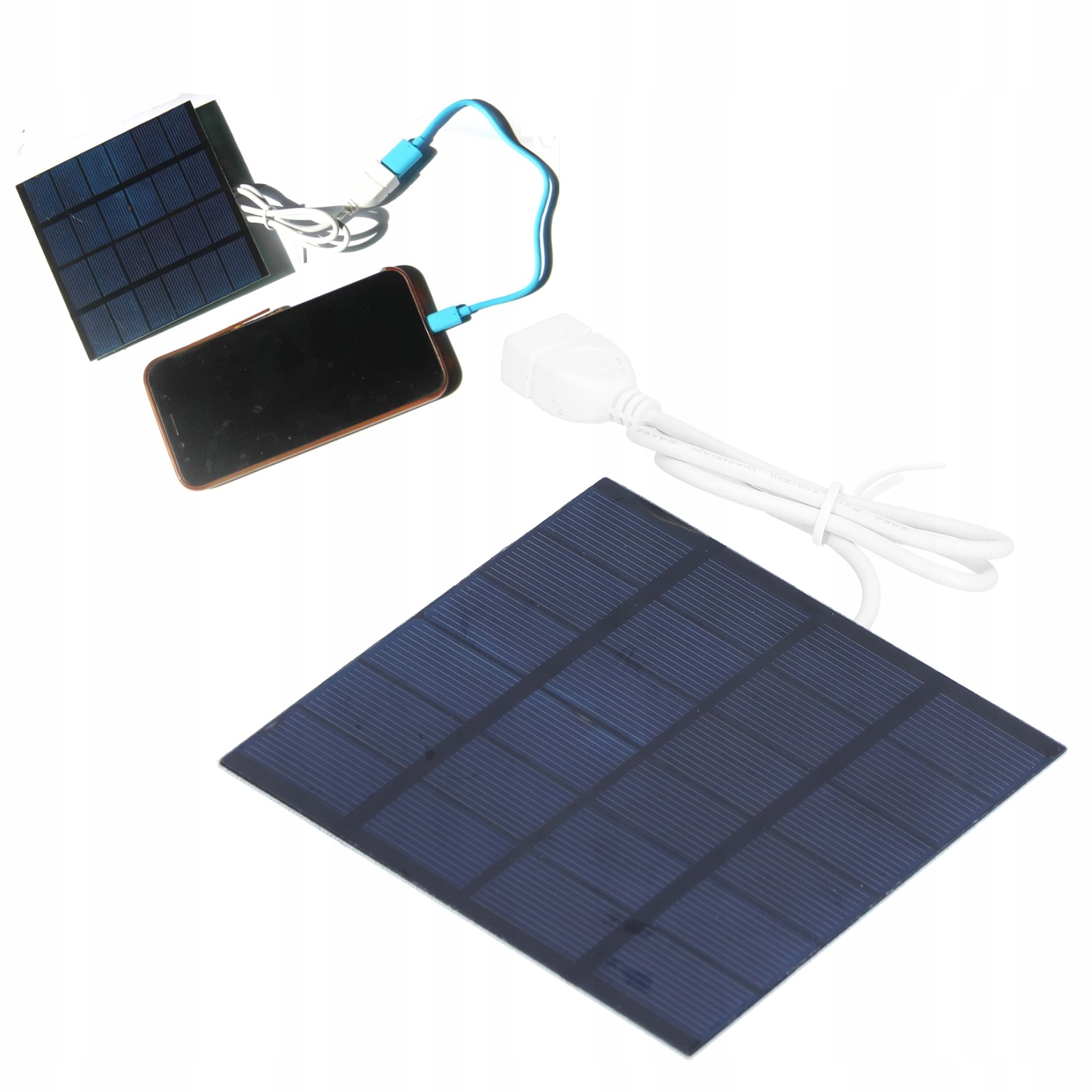 Ładowarka Słoneczna Telefonu Smartfon Panel Usb