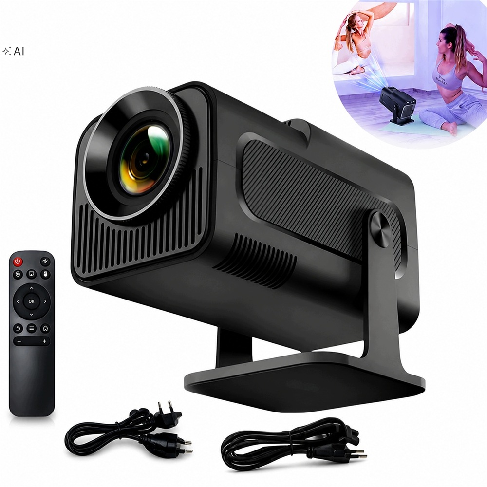 Projektor Android Tv Wifi Full Hd Přenosný Smart Reproduktor