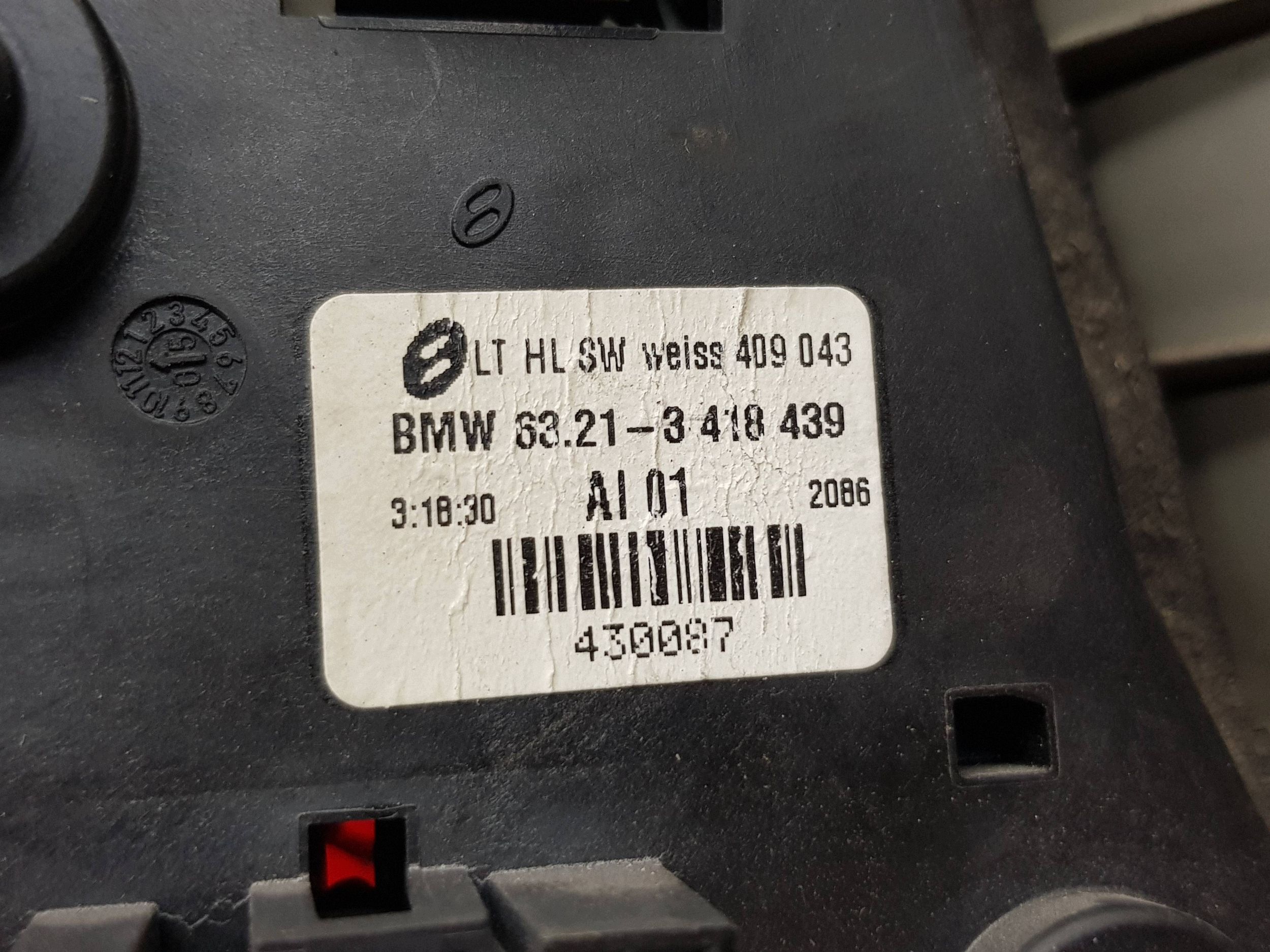 light left rear part 3418439 BMW X3 E83