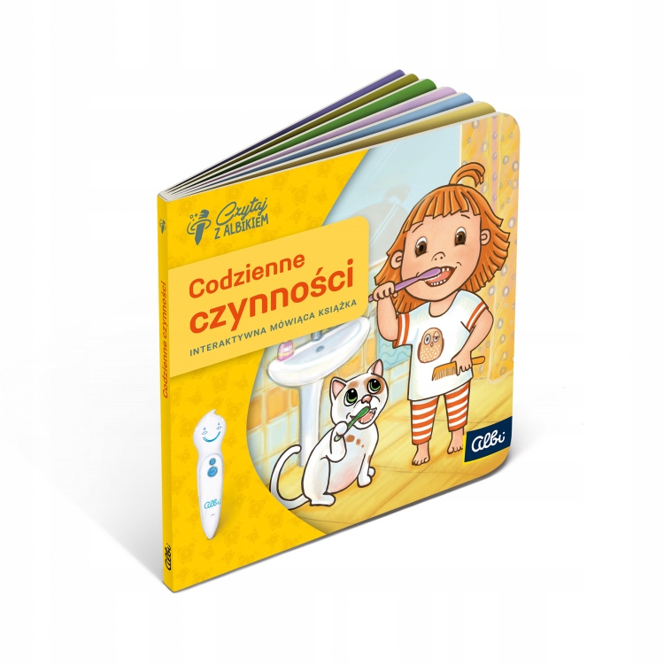 ALBI CZYTAJ Z ALBIKIEM CODZIENNE CZYNNOŚCI INTERAKTYWNA MÓWIĄCA KSIĄŻKA Q1P Wydawnictwo Albi