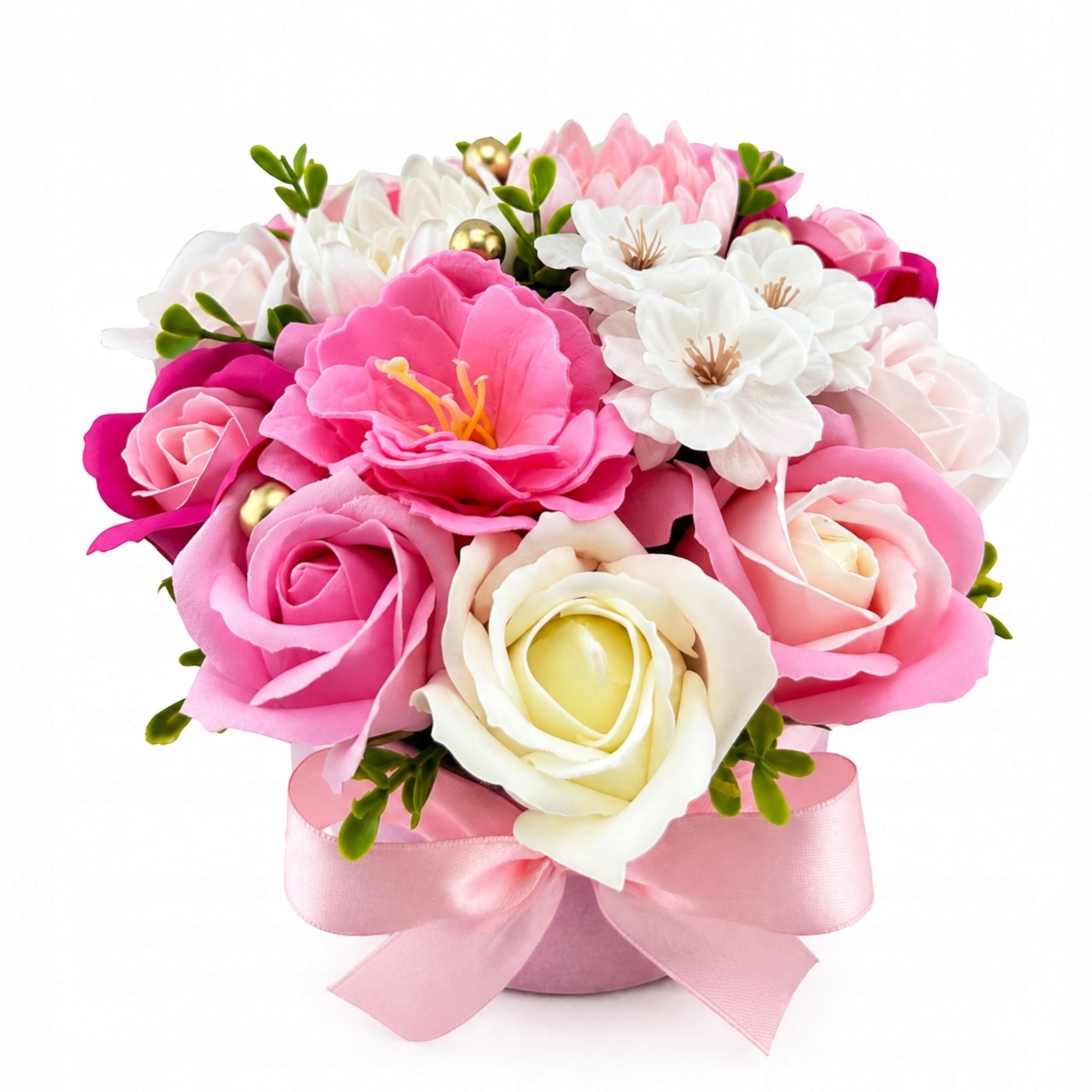 Flower box Kwiaty Bukiet Mydlany na Urodziny Upominek dla Niej