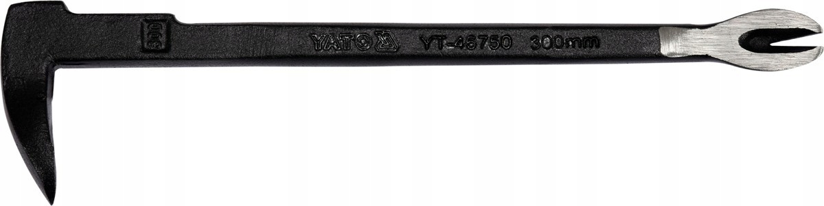 Łom 300mm Stalowy Kuty łapka Yato