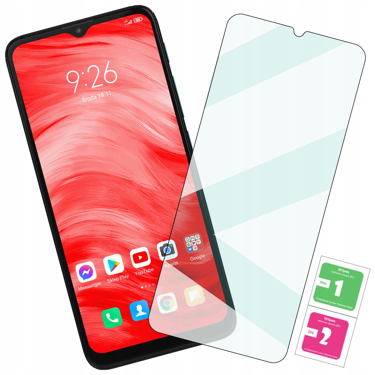 

Szkło Hartowane do Motorola Moto G9 Play / E7 Plus