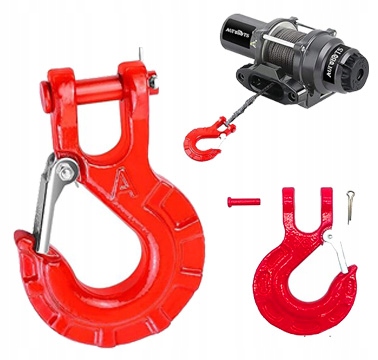 Hák S Pojistkou Pro lano navijáku Szekla Upevnění Jeep 3T