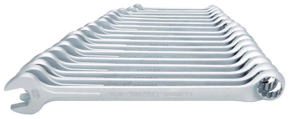Zest. kľúče DIN3113B 6-22 mm,17-dielne, ploché, Gedore
