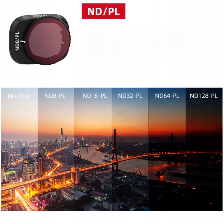 Filtr Polaryzacyjny ND32PL ND/PL do DJI MINI 3 PRO Stan opakowania oryginalne