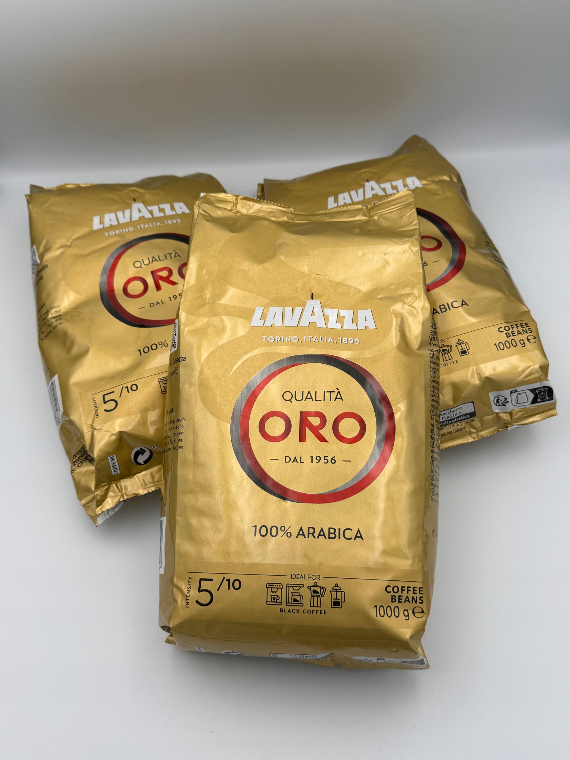 Kawa ziarnista ziarno Arabica Lavazza Qualita Oro 1000 g