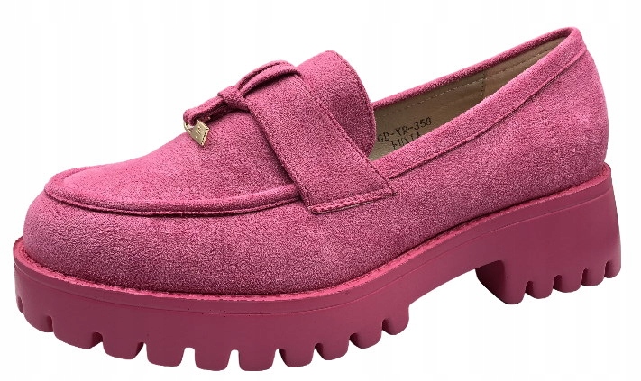 PÓŁBUT MOKASYN FUXIA ZAMSZOWY GOODIN PLATFORMA XR358 37 Marka inna