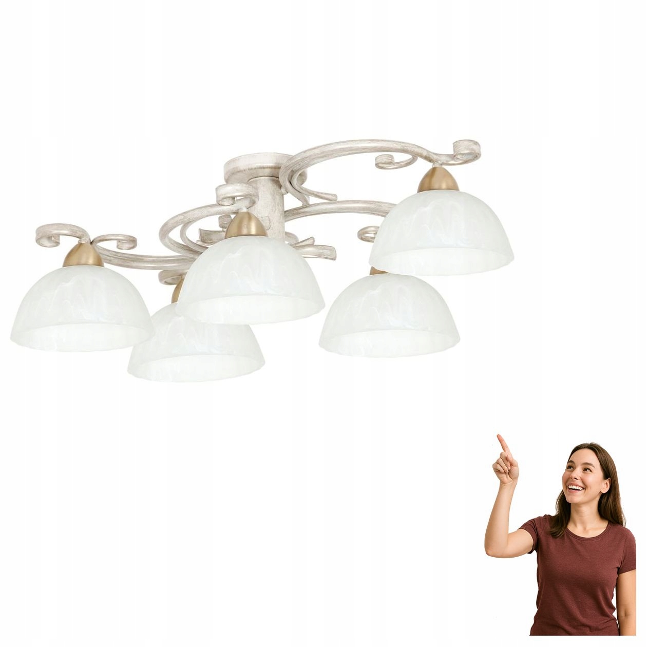 Stropná lampa Aurora 5972 Luminex