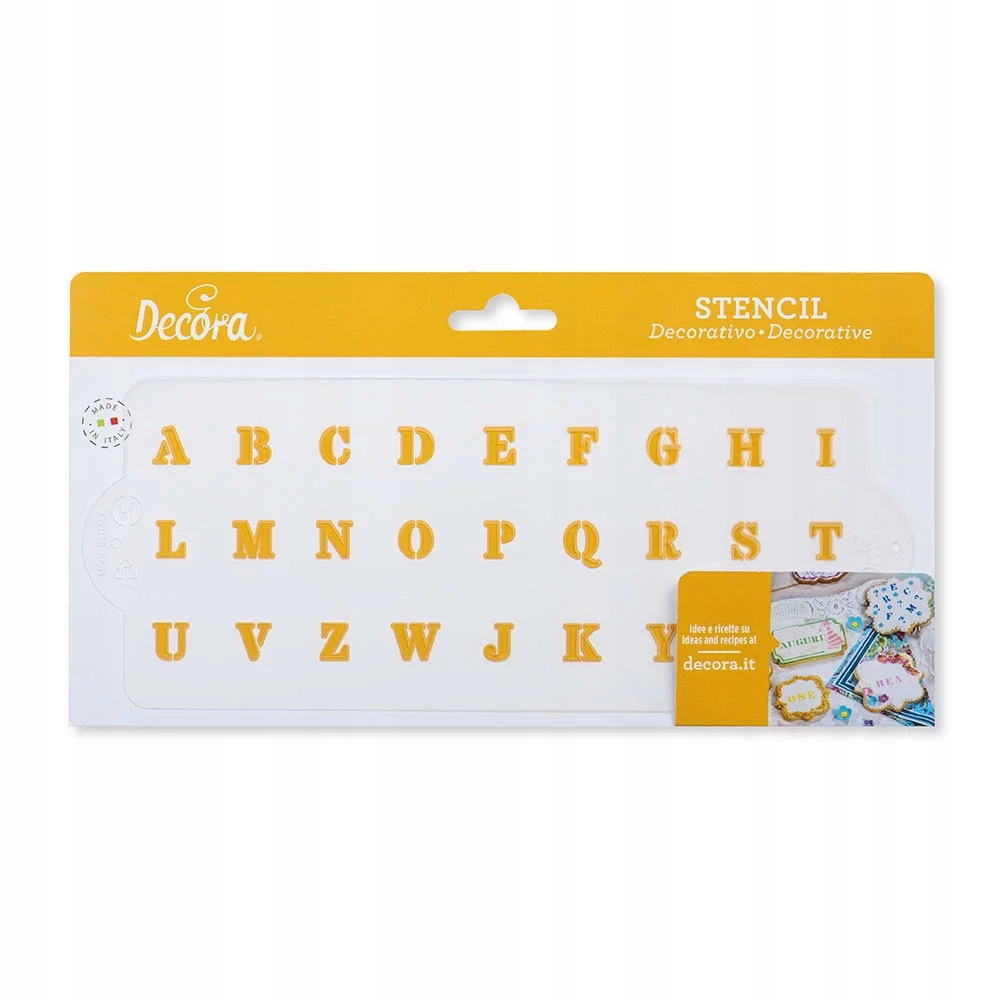 

Szablon dekoracyjny Decora Litery Alfabet