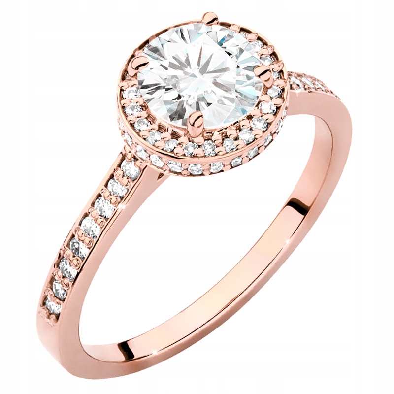 Zlatý Prstýnek 585 Kolo s Brilianty 1,38 ct