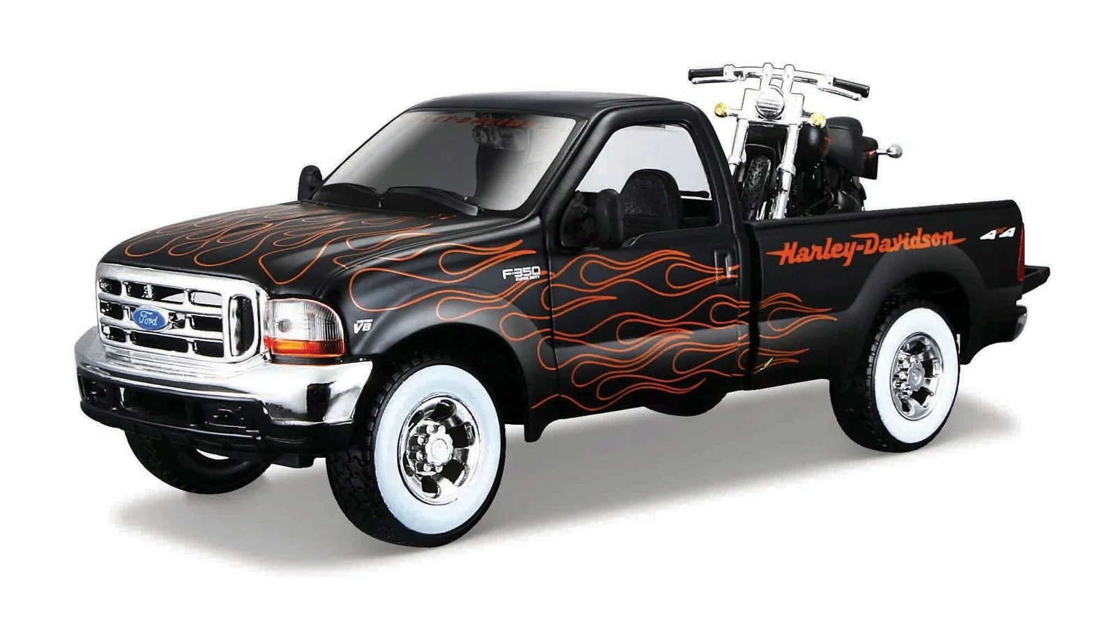Maisto Ford F-350 Duty 1999 Harley-Davidson Pickup Model 1:24