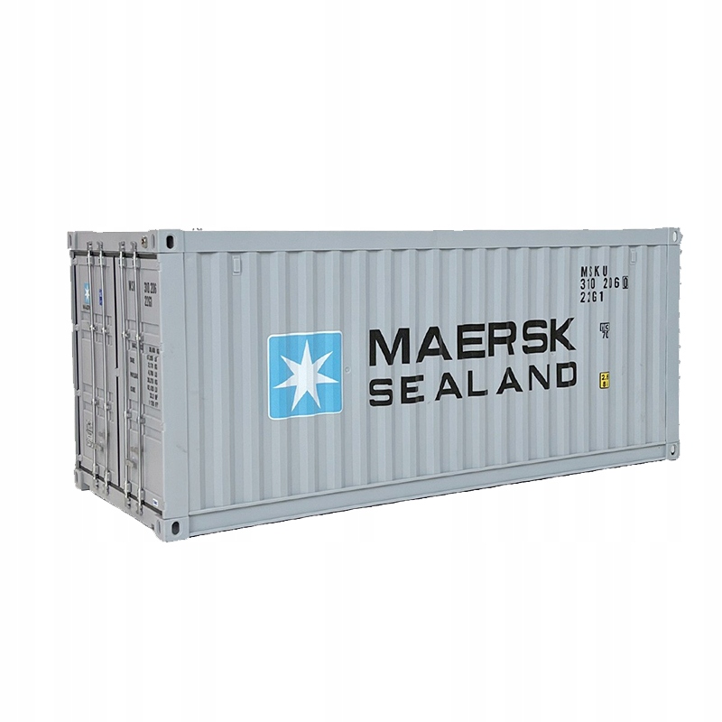 Model námořního kontejneru Maersk Velká Led výstavní vitrína, dárek