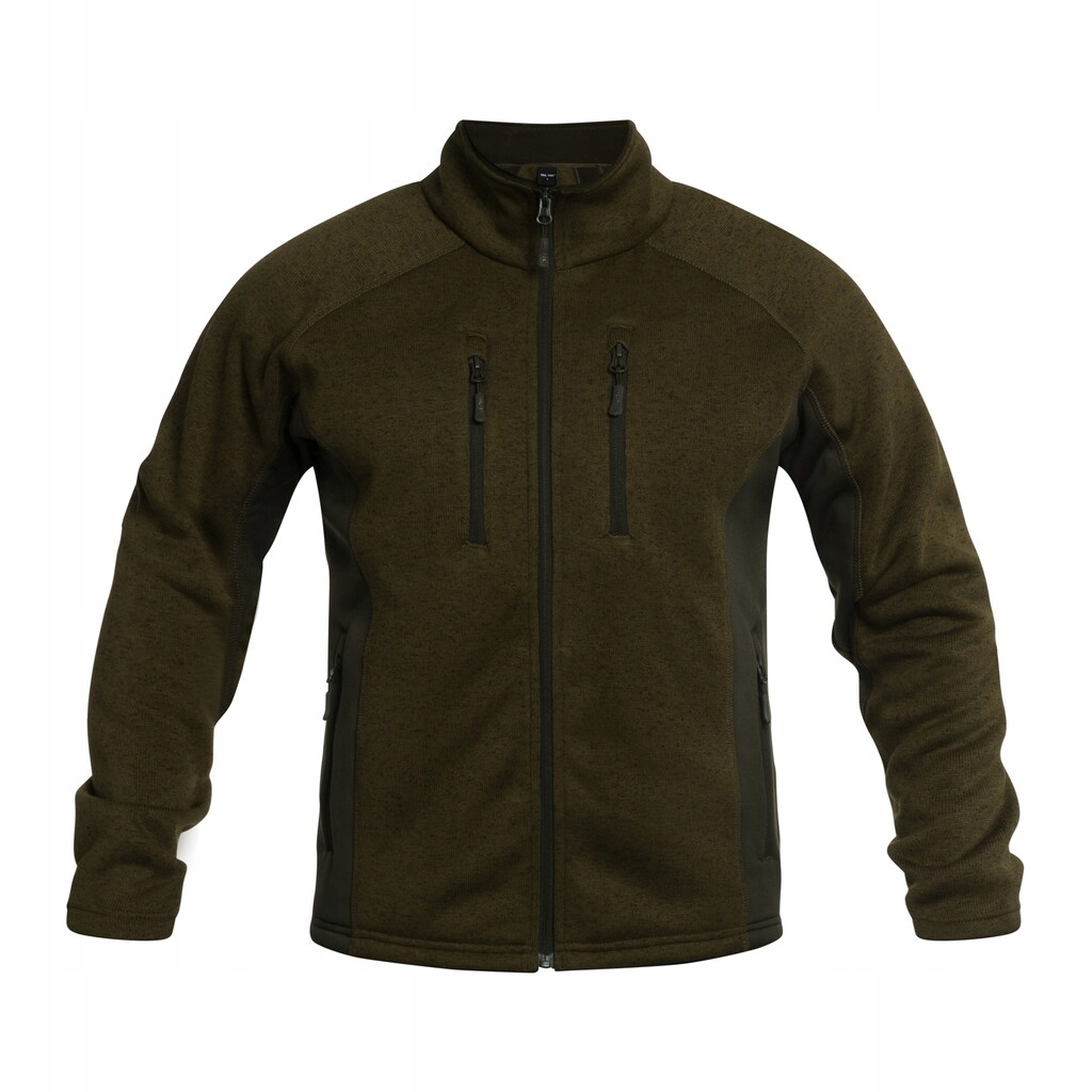 Mil-Tec Outdoor Structure Fleece Olive L bez kapuce mikina fleecová