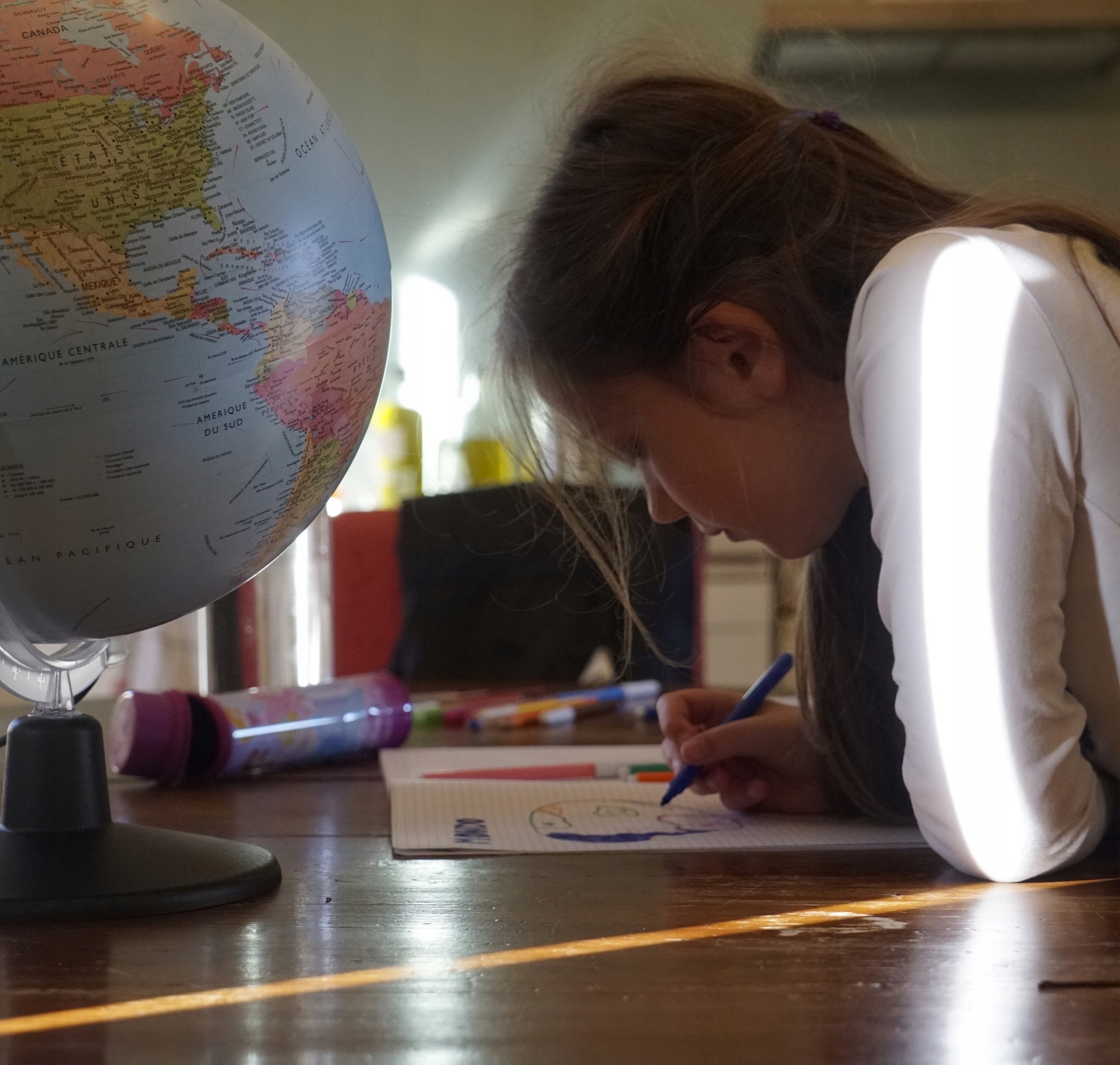 Globus podświetlany LED Night&Day astralny - mapa polityczna + mapa gwiazd Średnica 30 cm