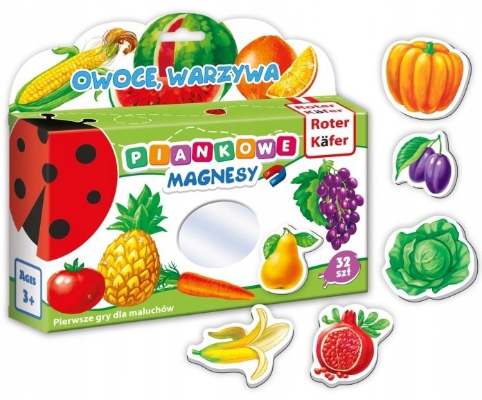

Piankowe Magnesy Mój Mały Świat Owoce i Warzywa