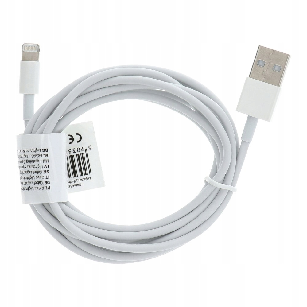 

Kabel Usb do iPhone Lightning 8-pin 2 metry biały