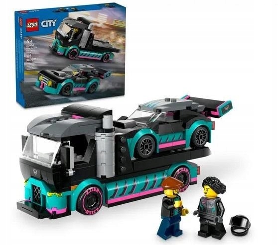 Lego City 60406 Samochód Wyścigowy i Laweta Auta z Klocków