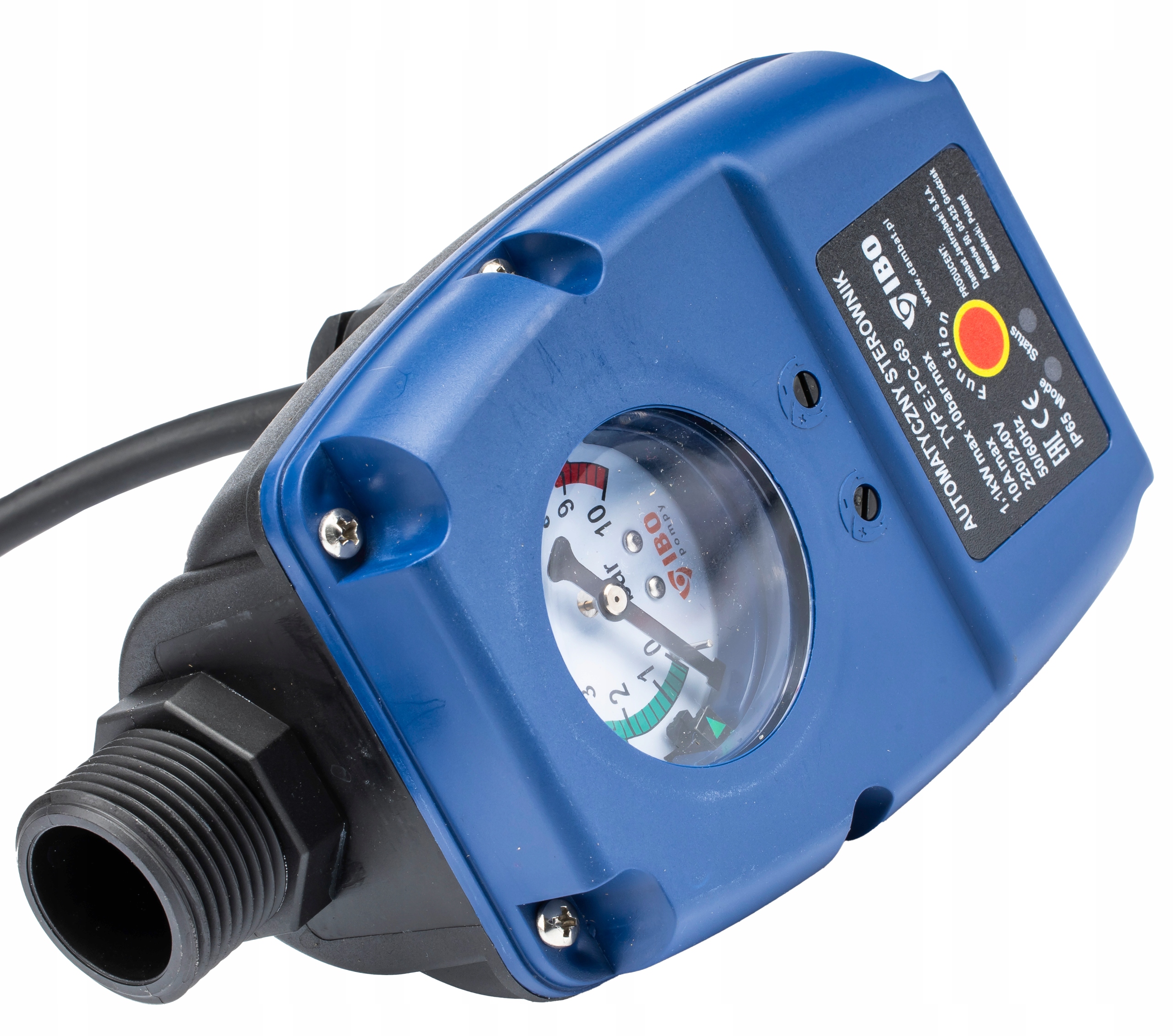 WŁĄCZNIK WYŁĄCZNIK CIŚNIENIOWY STEROWNIK AUTOMATYCZNY SUCHOBIEG PC-69 POMPY Kod producenta PC-69