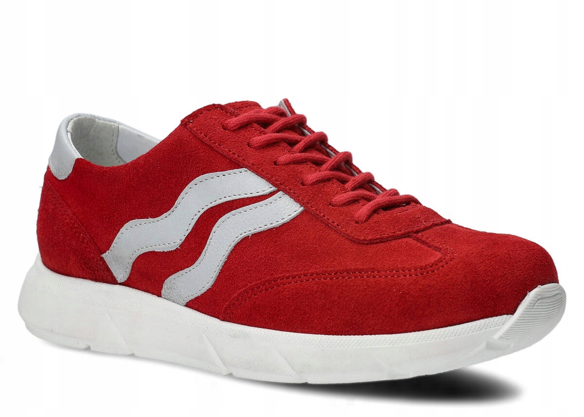 Nagaba 127 Červený Velur Dámské Polobotky Velikost 37