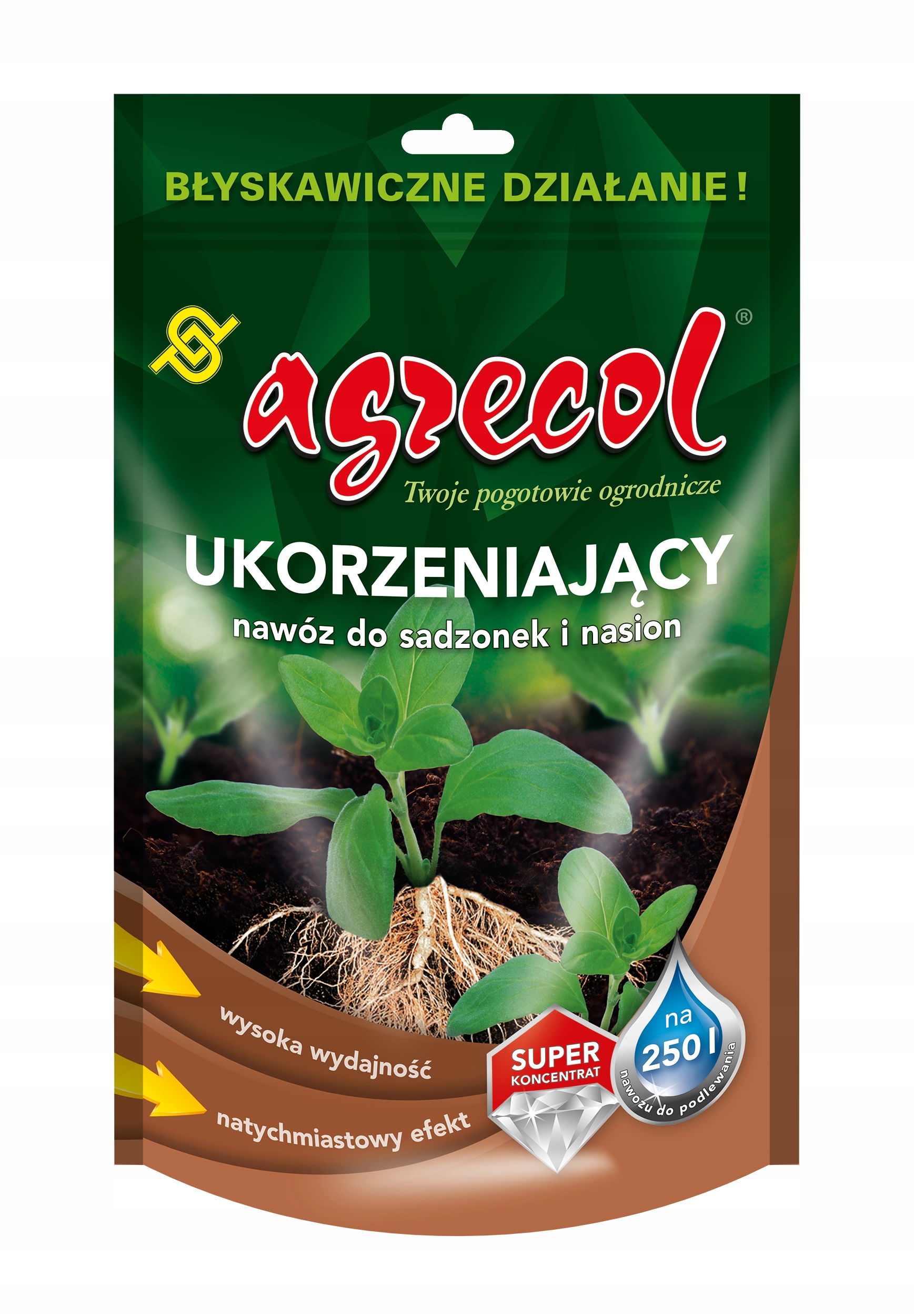 

Ukorzeniający nawóz do sadzonek i nasion Agrecol