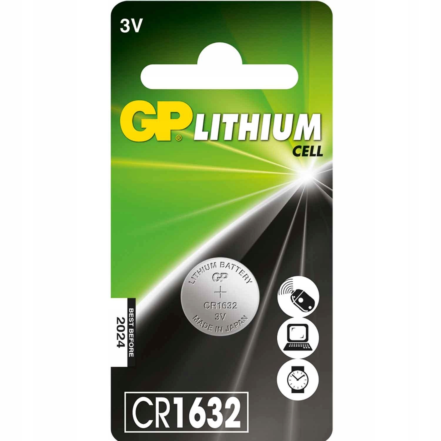 Bateria litowa Gp CR1632 1 szt.