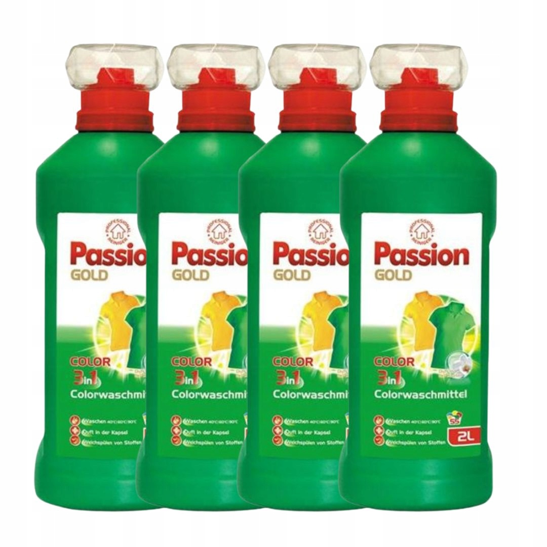 

Zestaw Niemiecki Żel Passion Gold Color 2L x4