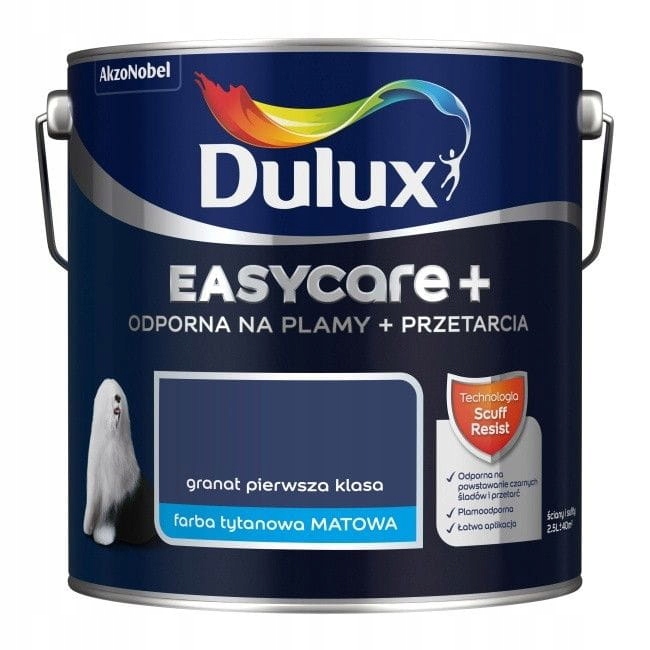 FARBA DULUX EASYCARE+ GRANAT PIERWSZA KLASA 2,5L