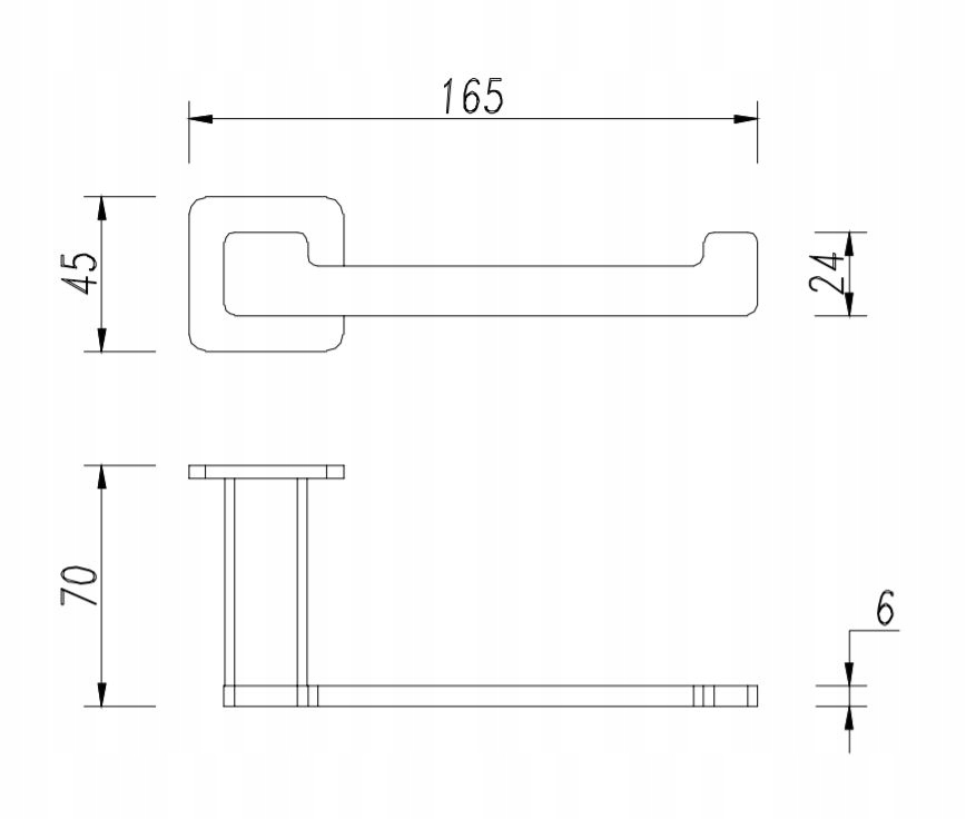 UCHWYT ŁAZIENKOWY NA PAPIER OMNIRES NELSON Szerokość produktu 16.5 cm